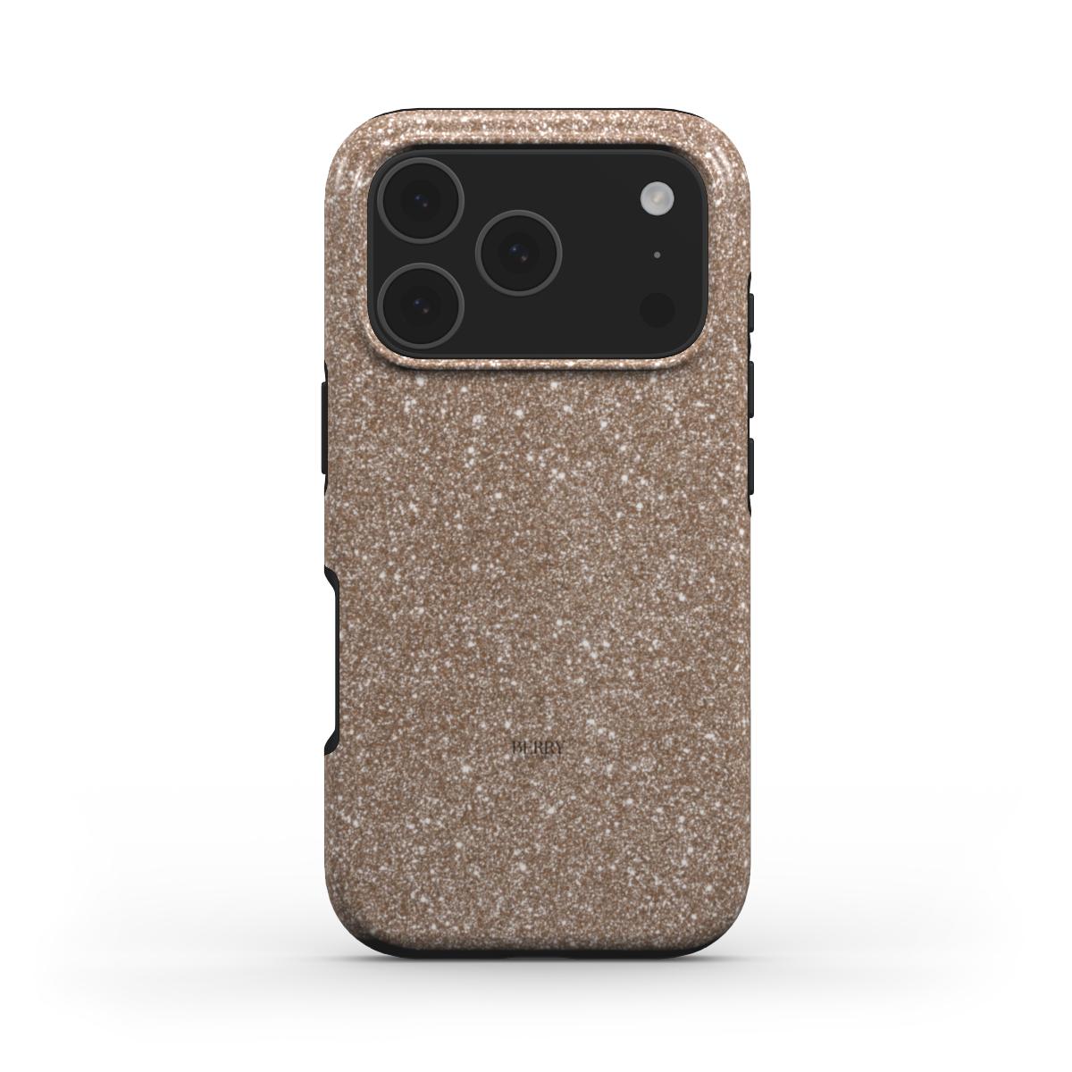 iPhone-hoesje met glamoureus ontwerp kleur: goud – Deep Gold Glam