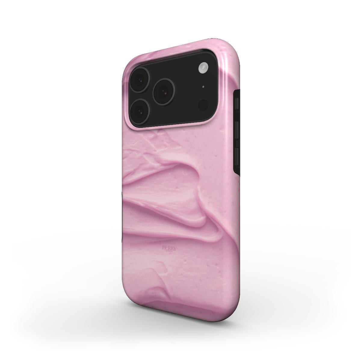 Lyserødt iPhone-cover med rosemotiv – Buttery Rose