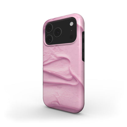 Lyserødt iPhone-cover med rosemotiv – Buttery Rose