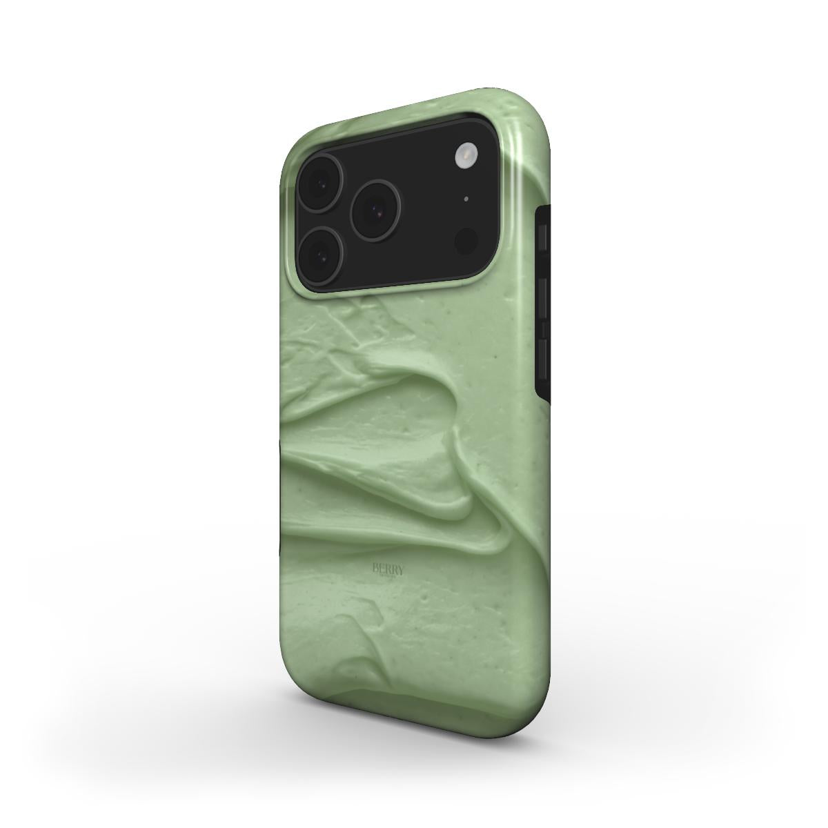 Funda para iPhone con suave patrón marmoleado para un estilo personal – Buttery Matcha