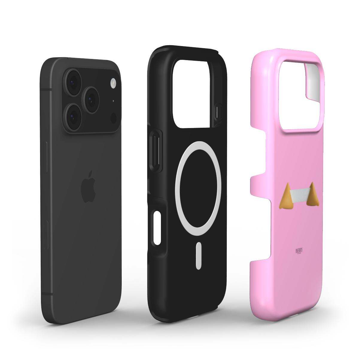 iPhone-skal med stilren design färg: rosa – Lucky Hot