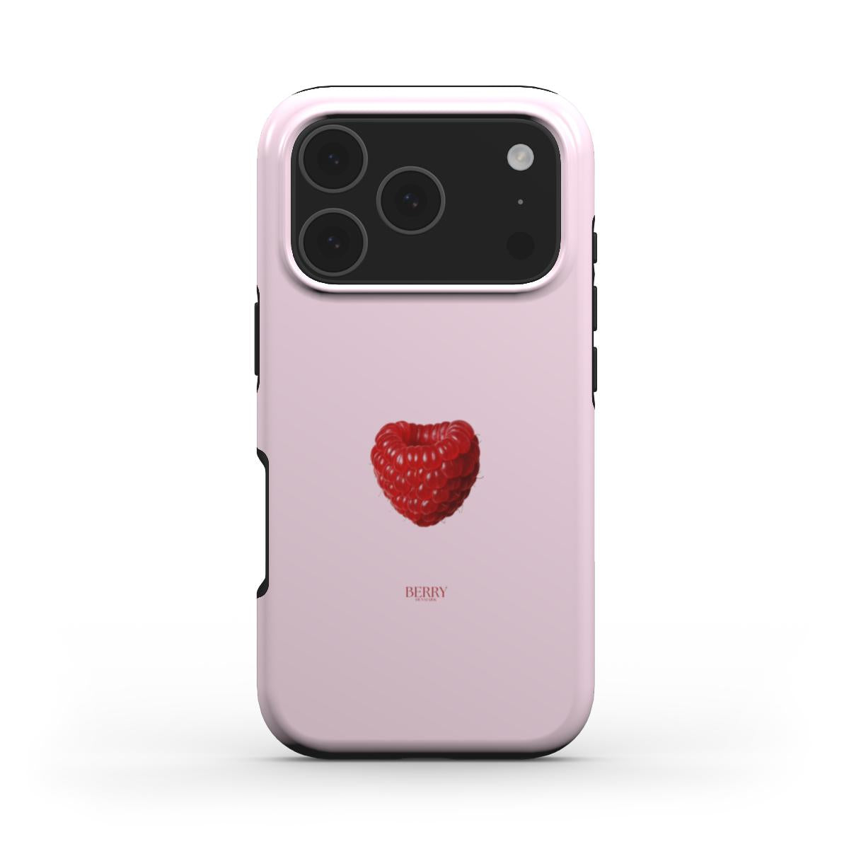 Funda para iPhone con motivo de rosas color: rosa palo – Raspberry Rose