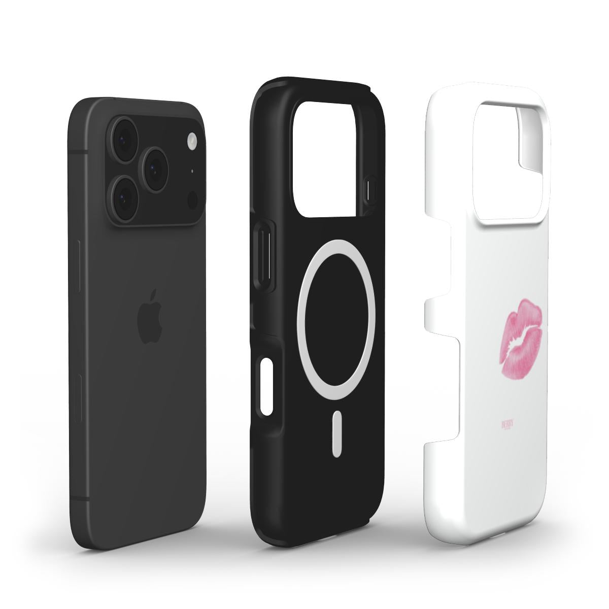 iPhone-skal med stilren design färg: rosa – XOXO Clean