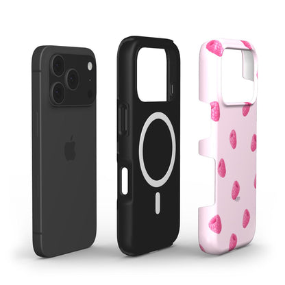 Rosa iPhone-cover med rosemotiv – Raspberry Kisses Rose