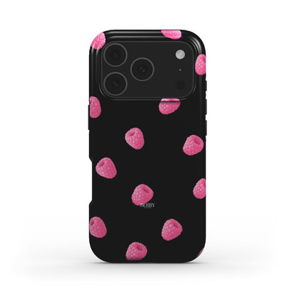 Funda para iPhone con diseño elegante color: rosa – Raspberry Kisses Midnight