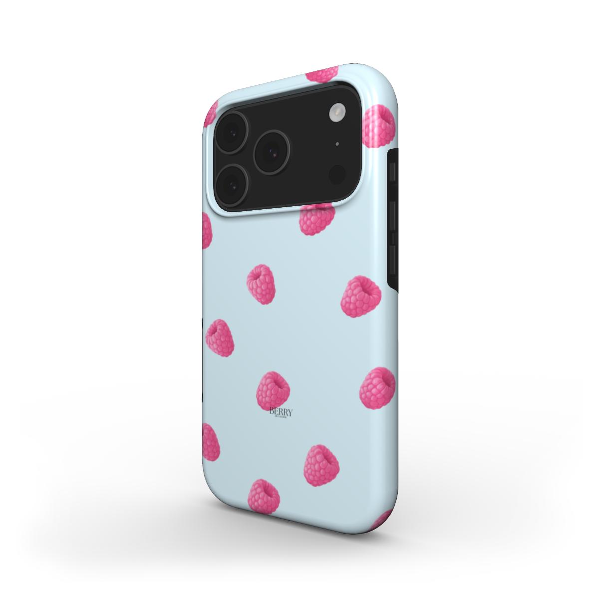 iPhone-hoesje met strak ontwerp kleur: roze – Raspberry Kisses Sky