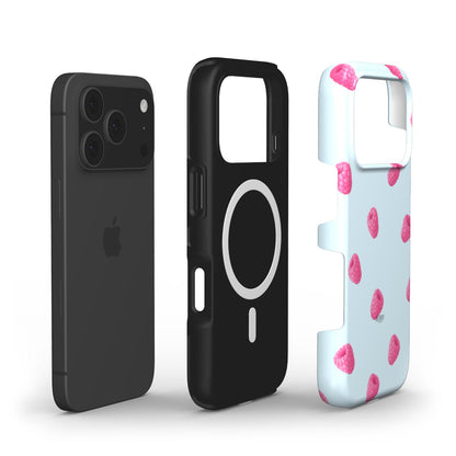 iPhone-hoesje met strak ontwerp kleur: roze – Raspberry Kisses Sky
