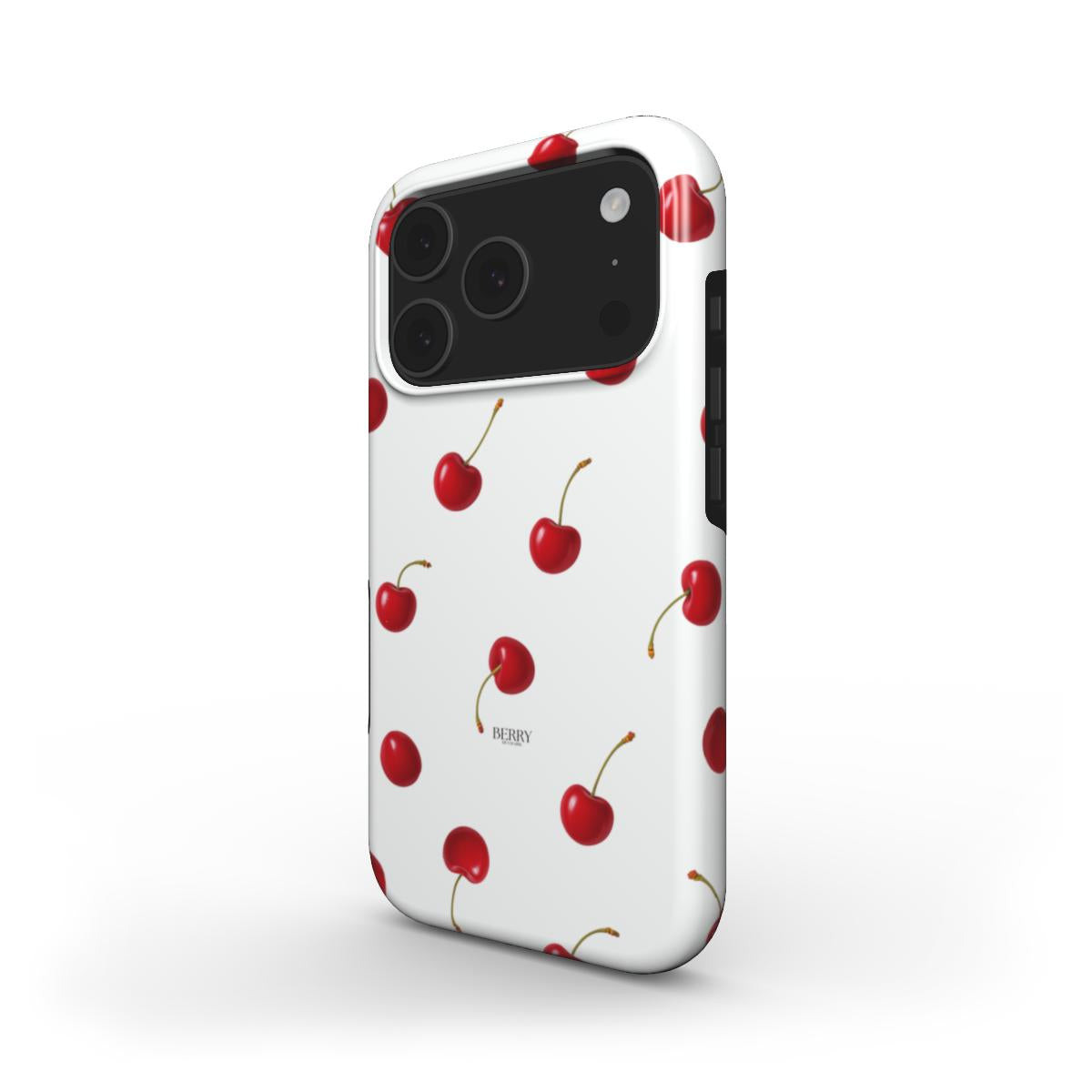 Funda para iPhone con motivo de cerezas – Cherry Kisses Clean