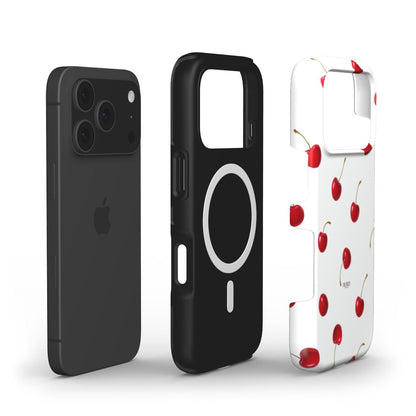 Funda para iPhone con motivo de cerezas – Cherry Kisses Clean