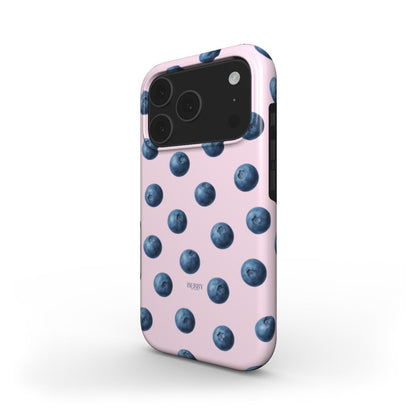 iPhone-hoesje met rozenmotief kleur: oudroze – Blueberry Kisses Rose