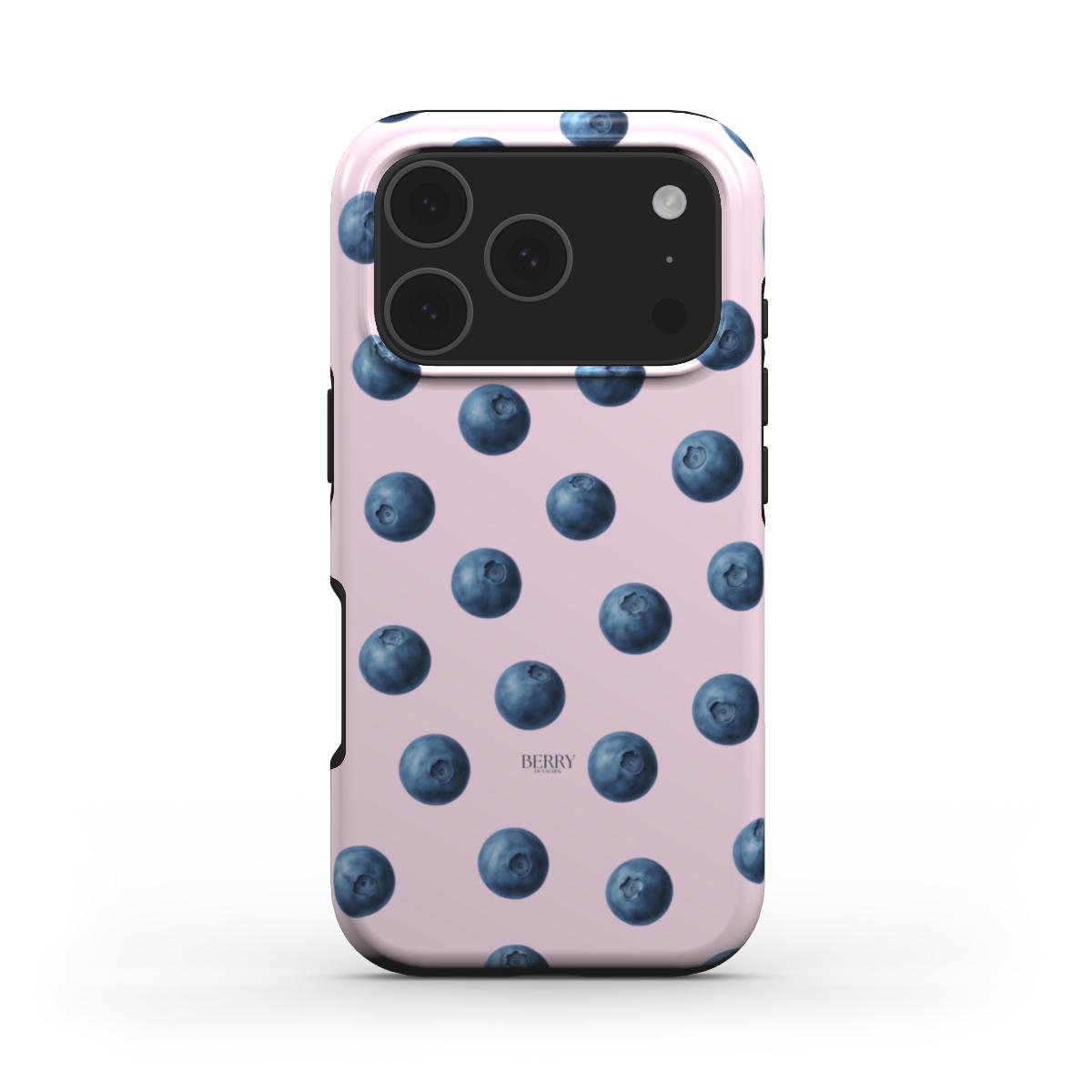 iPhone-hoesje met rozenmotief kleur: oudroze – Blueberry Kisses Rose