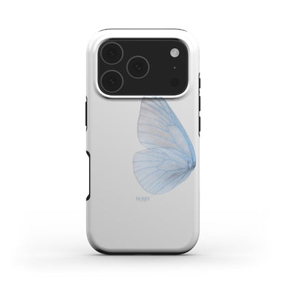 Custodia per iPhone con design raffinato colore: giallo crema – Butterfly Dreams Pacific