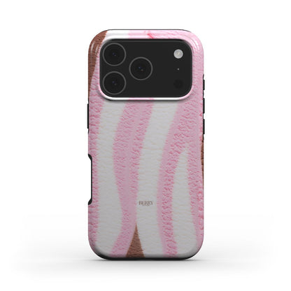 iPhone-skal med stilren design – Tricolore Berry