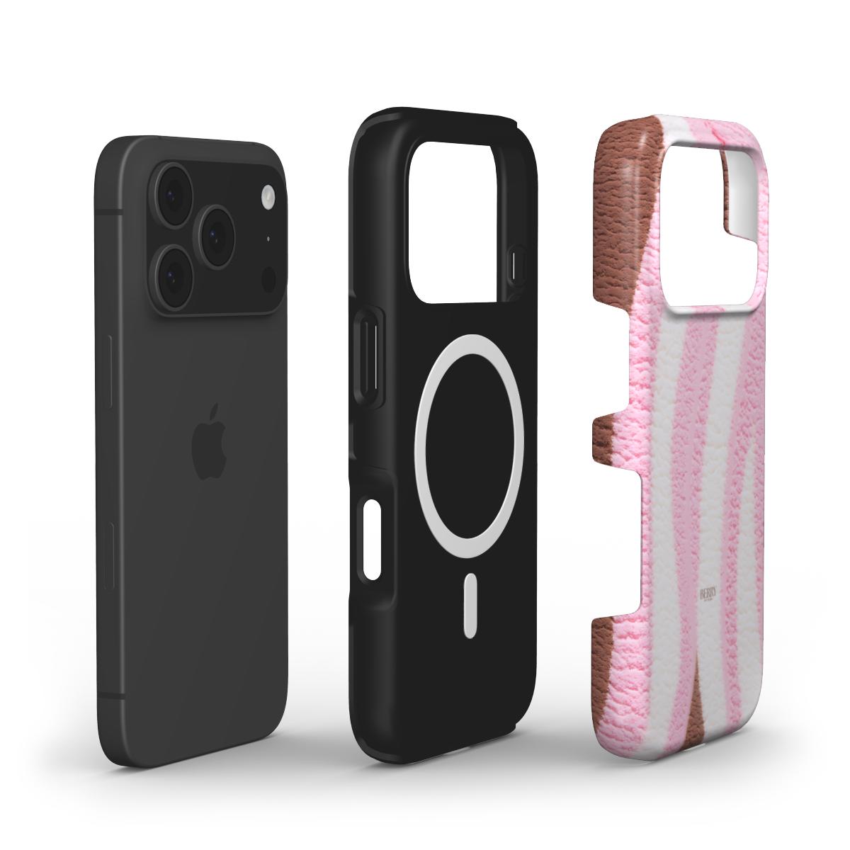 iPhone-skal med stilren design för en personlig stil – Tricolore Berry