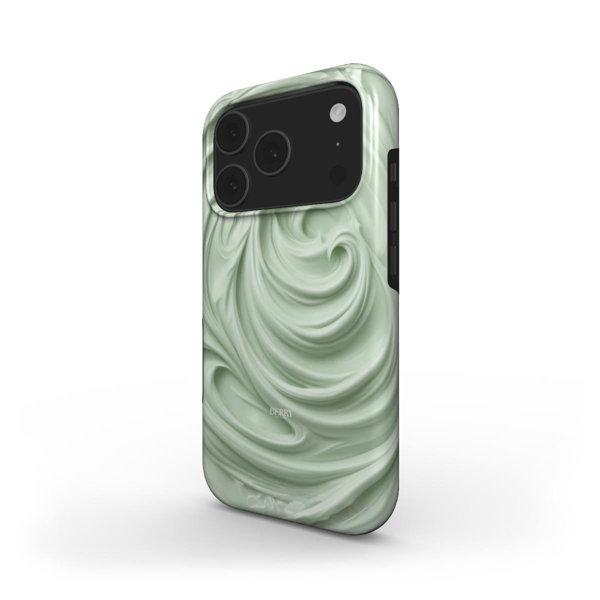 iPhone-skal med stilren design färg: matchagrön – Creamy Matcha