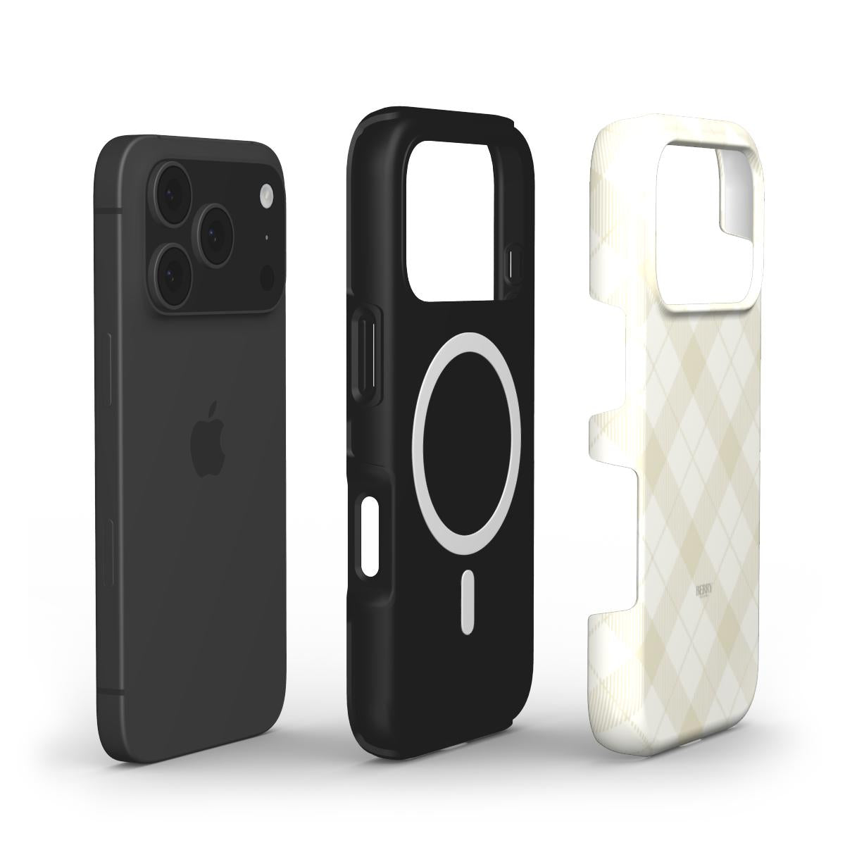 Funda para iPhone con diseño elegante – Cozy Vanilla iPhone MagSafe