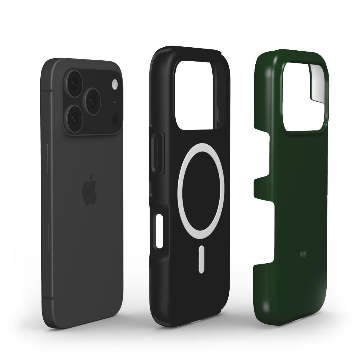 iPhone-deksel med stilrent design farge: rød – Emerald