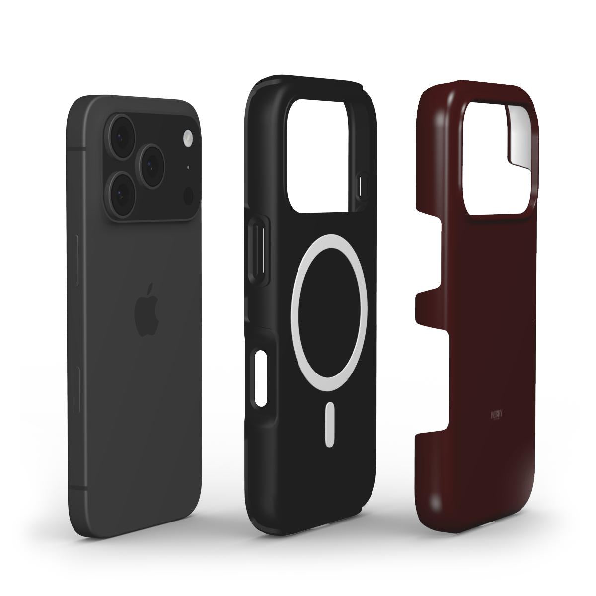 Θήκη iPhone με διακοσμητικό σχέδιο χρώμα: μπορντό – Ruby