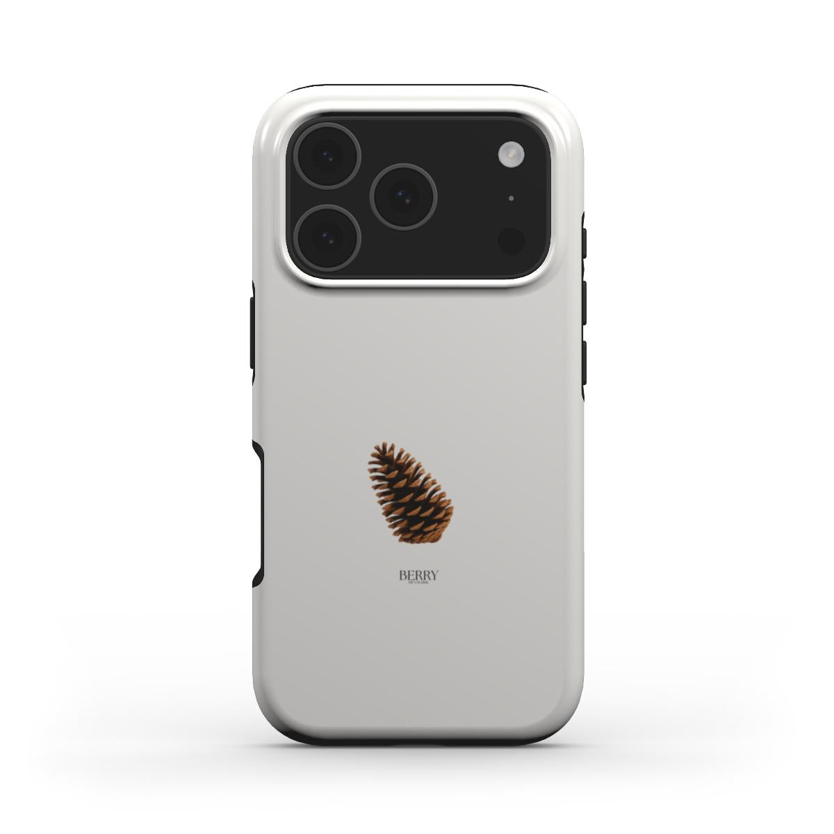 Coque pour iPhone avec design décoratif – Lil' Pine Cone
