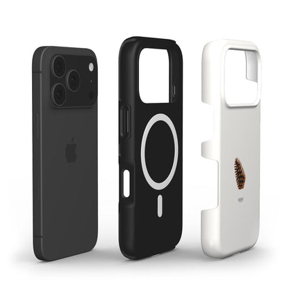 Coque pour iPhone avec design décoratif – Lil' Pine Cone