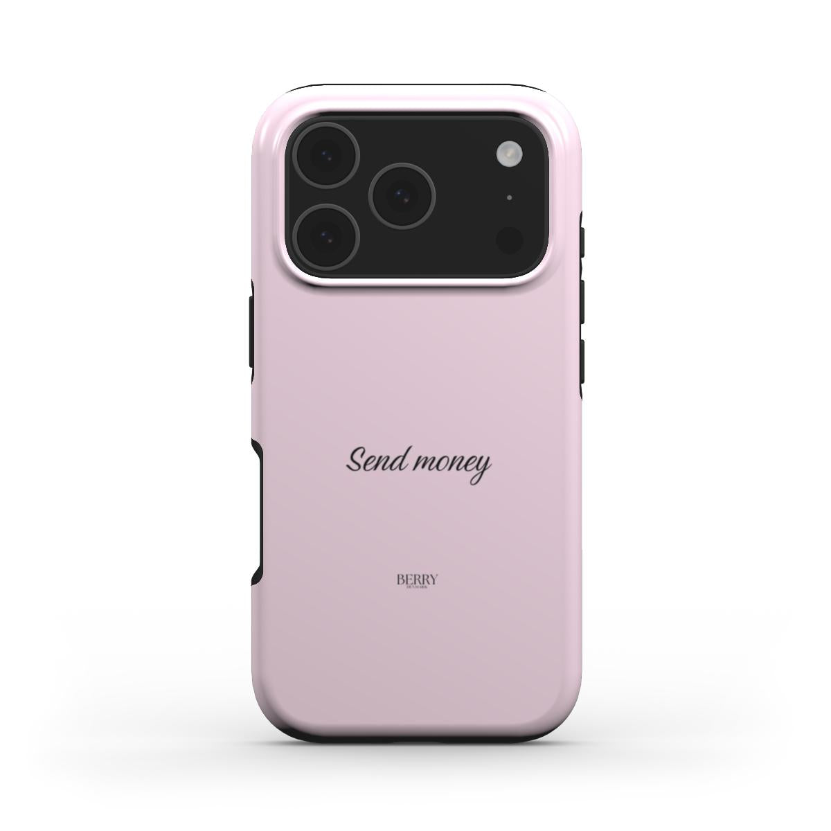 iPhone-skal med rosmotiv färg: rosenrosa – Send Money Rose