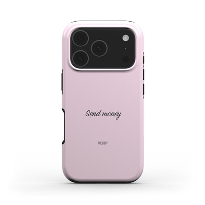 iPhone-skal med rosmotiv färg: rosenrosa – Send Money Rose