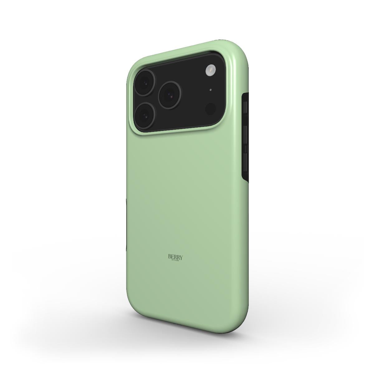 iPhone case with decorative design – Matcha