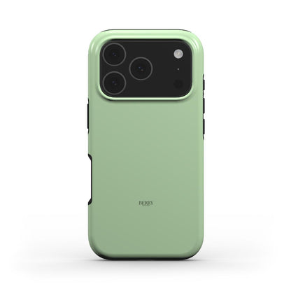iPhone case with decorative design in matcha green – Matcha