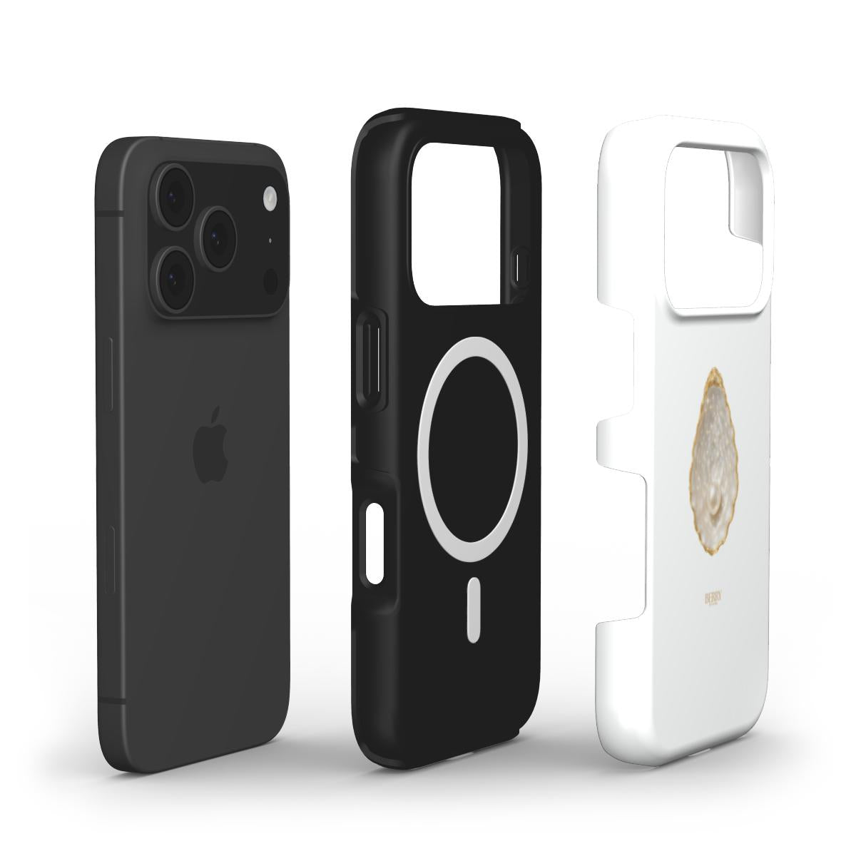 iPhone-skal med dekorativ design – Pearly Clean