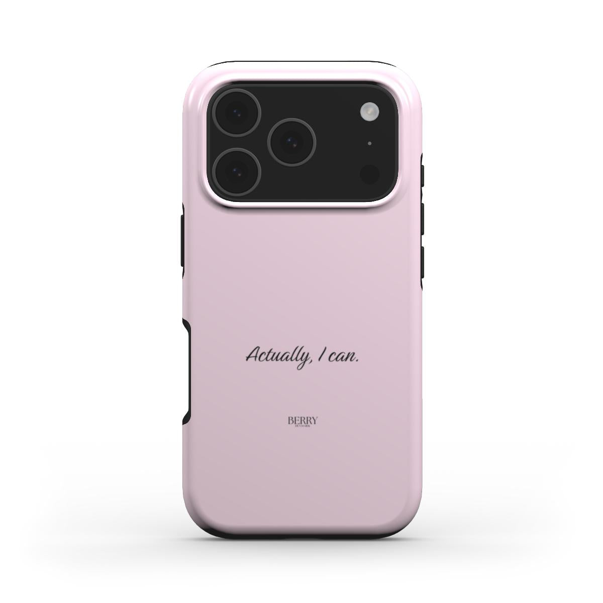 Funda para iPhone con motivo de rosas color: rosa palo – Actually, I Can Rose