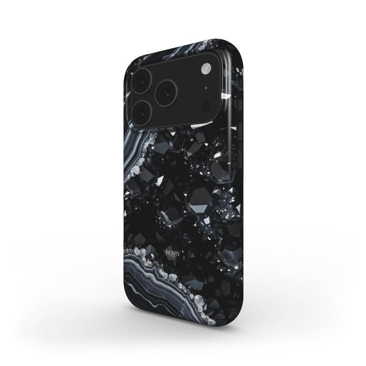 iPhone-Hülle mit glamourösem Design Farbe: Schwarz – Black Diamond iPhone MagSafe
