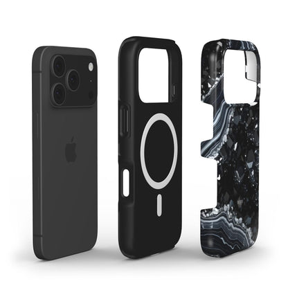 iPhone-Hülle mit glamourösem Design – Black Diamond iPhone MagSafe