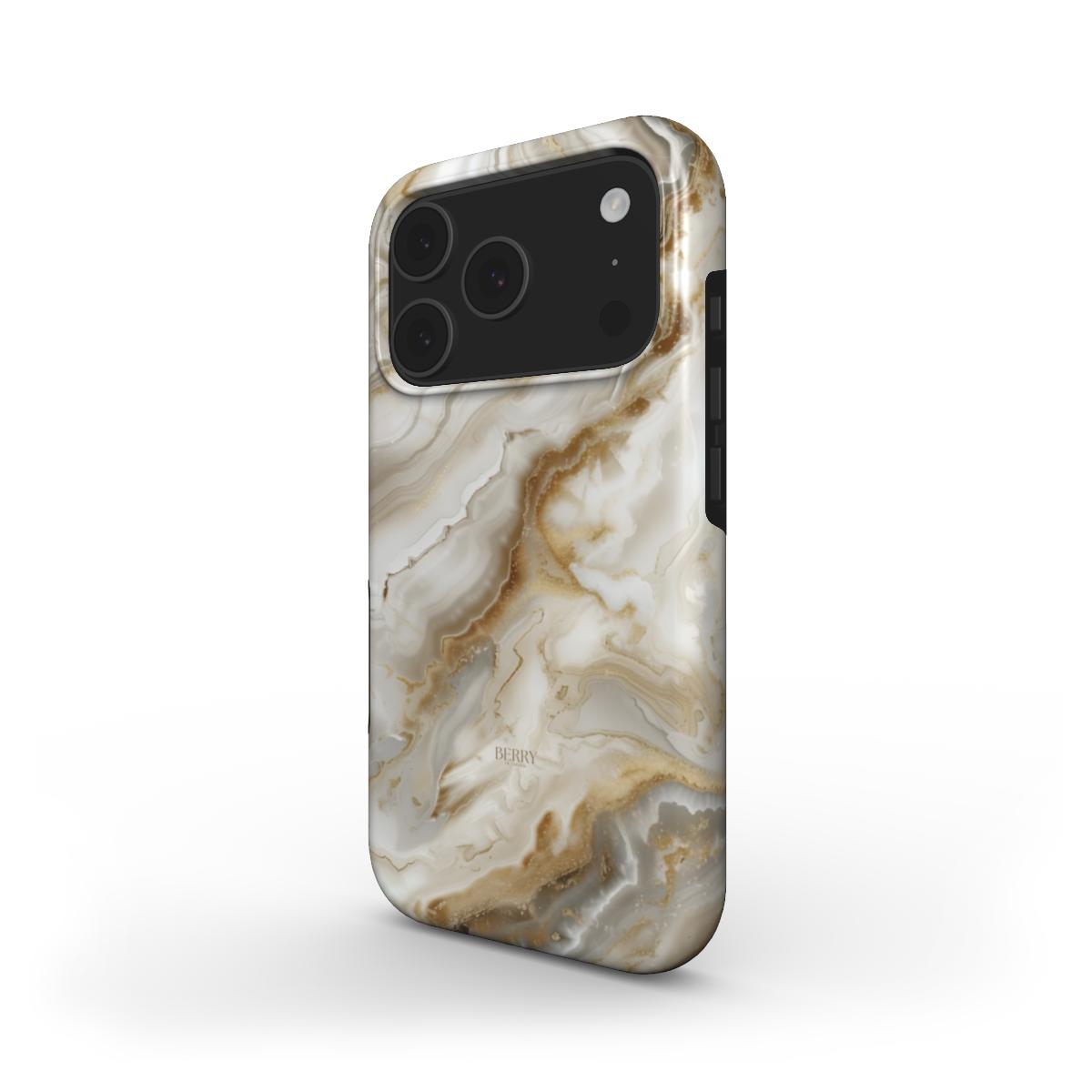 iPhone-Hülle mit Marmormuster – Desert Marble Quartz iPhone MagSafe
