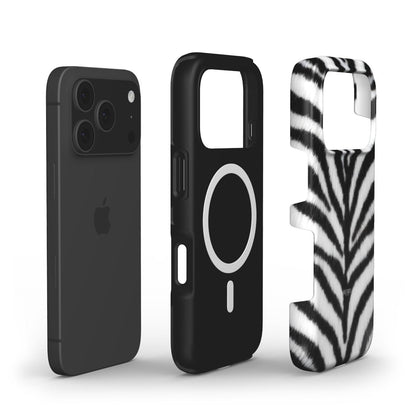 Θήκη iPhone με κομψό σχέδιο – Zebra Fur iPhone MagSafe