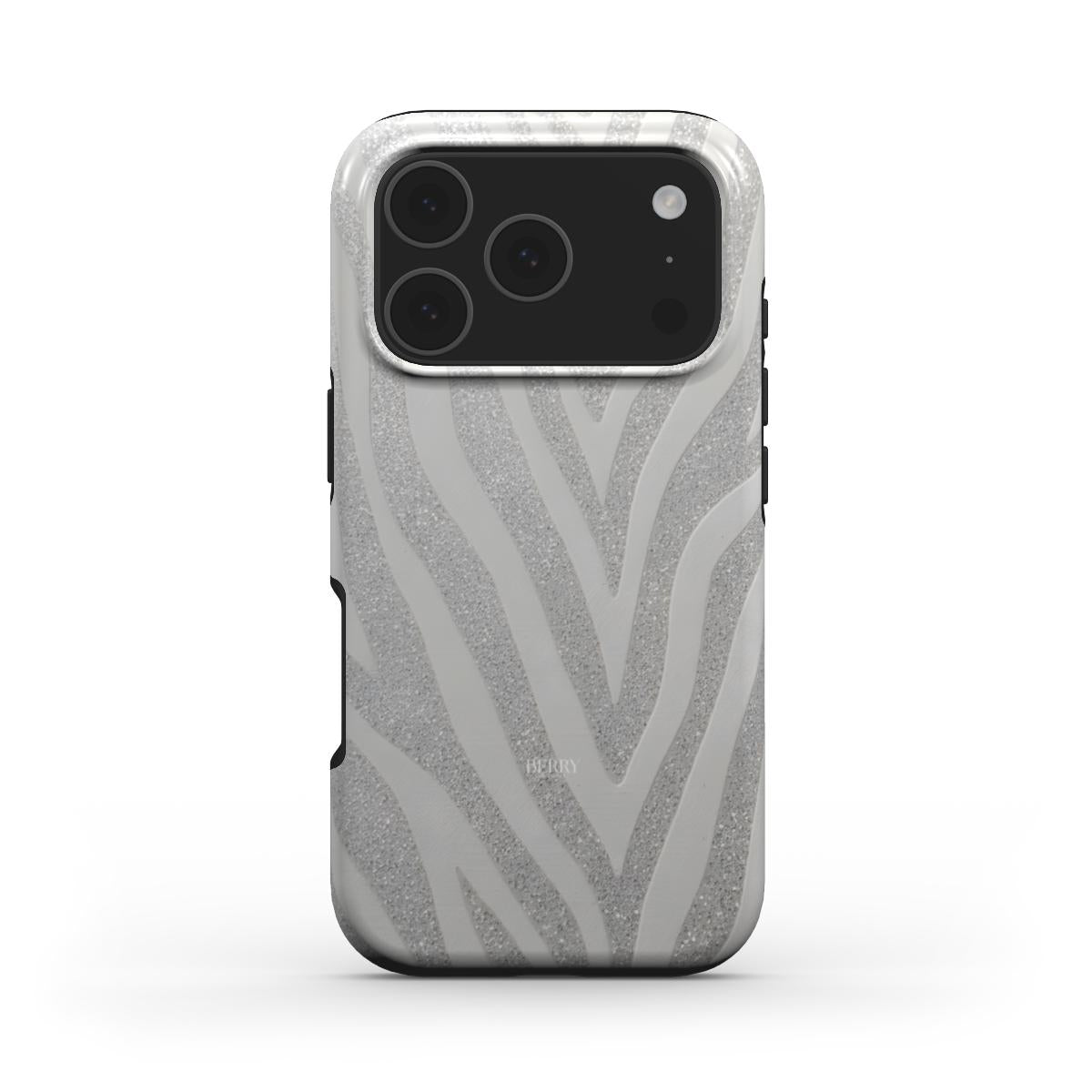 iPhone-deksel med glamorøst design – Glam Zebra iPhone MagSafe