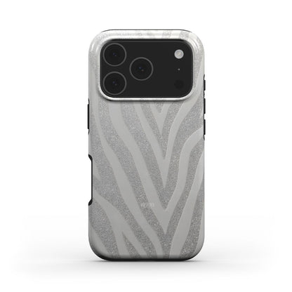 iPhone-deksel med glamorøst design – Glam Zebra iPhone MagSafe