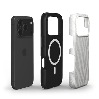 iPhone-deksel med glamorøst design – Glam Zebra iPhone MagSafe