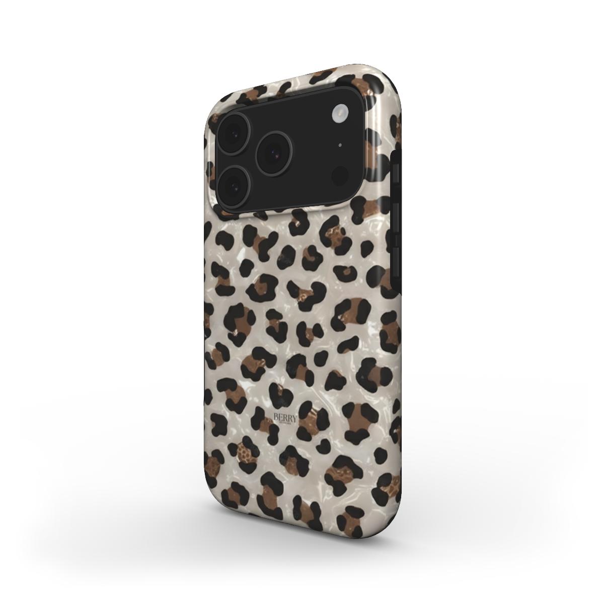 iPhone-hoesje met luipaardprint – Wet Leopard iPhone MagSafe