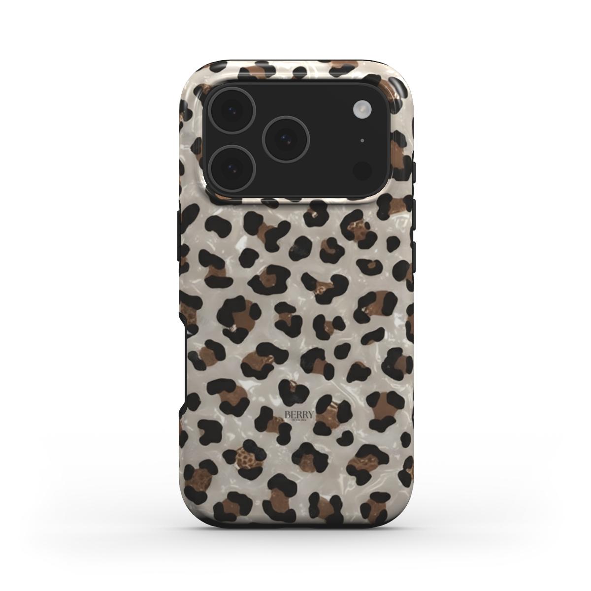 iPhone-hoesje met luipaardprint – Wet Leopard iPhone MagSafe