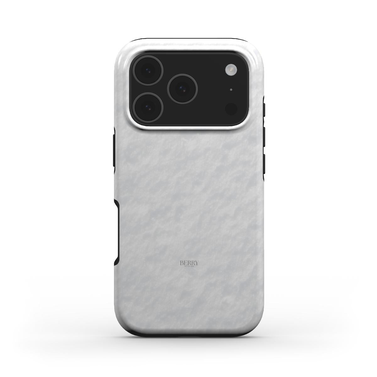 Rødt iPhone-cover med dekorativt design, design Soft Snow
