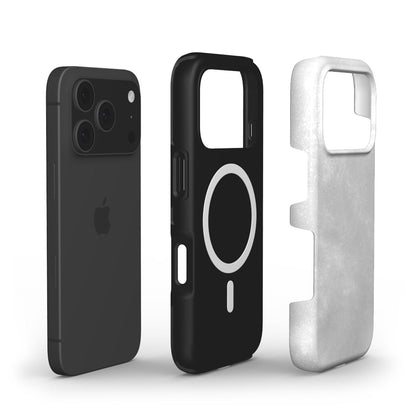iPhone case with decorative pattern – Dreamy White iPhone MagSafe
