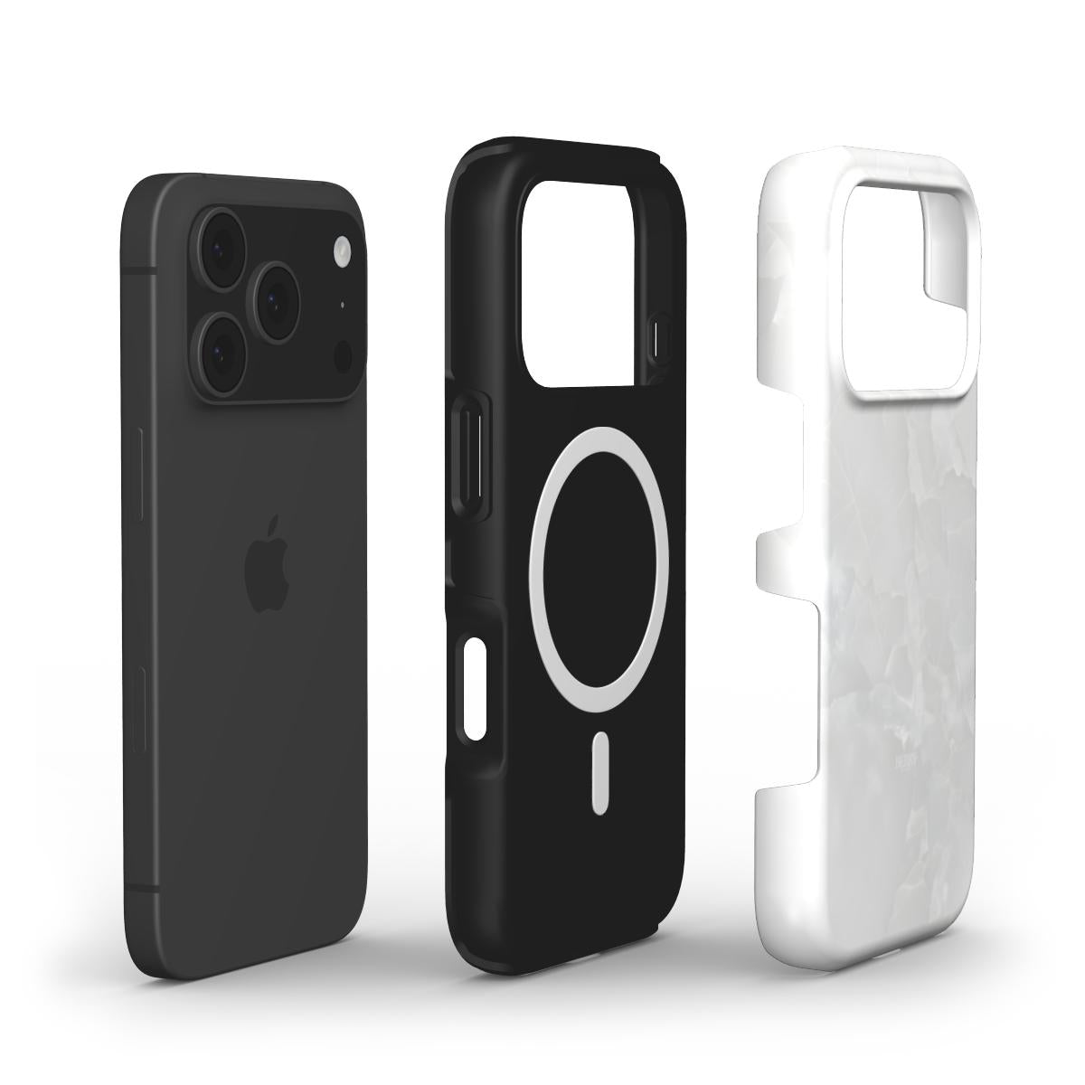 iPhone-skal med dekorativt mönster – Clear Quartz iPhone MagSafe