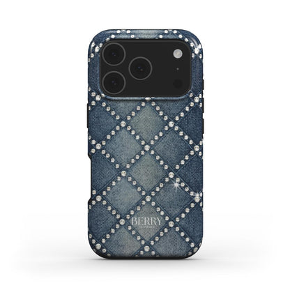 iPhone case with decorative pattern – 00's Denim iPhone MagSafe