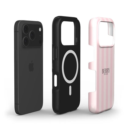 That girl iPhone MagSafe – ピンクの装飾模様のiPhoneケース