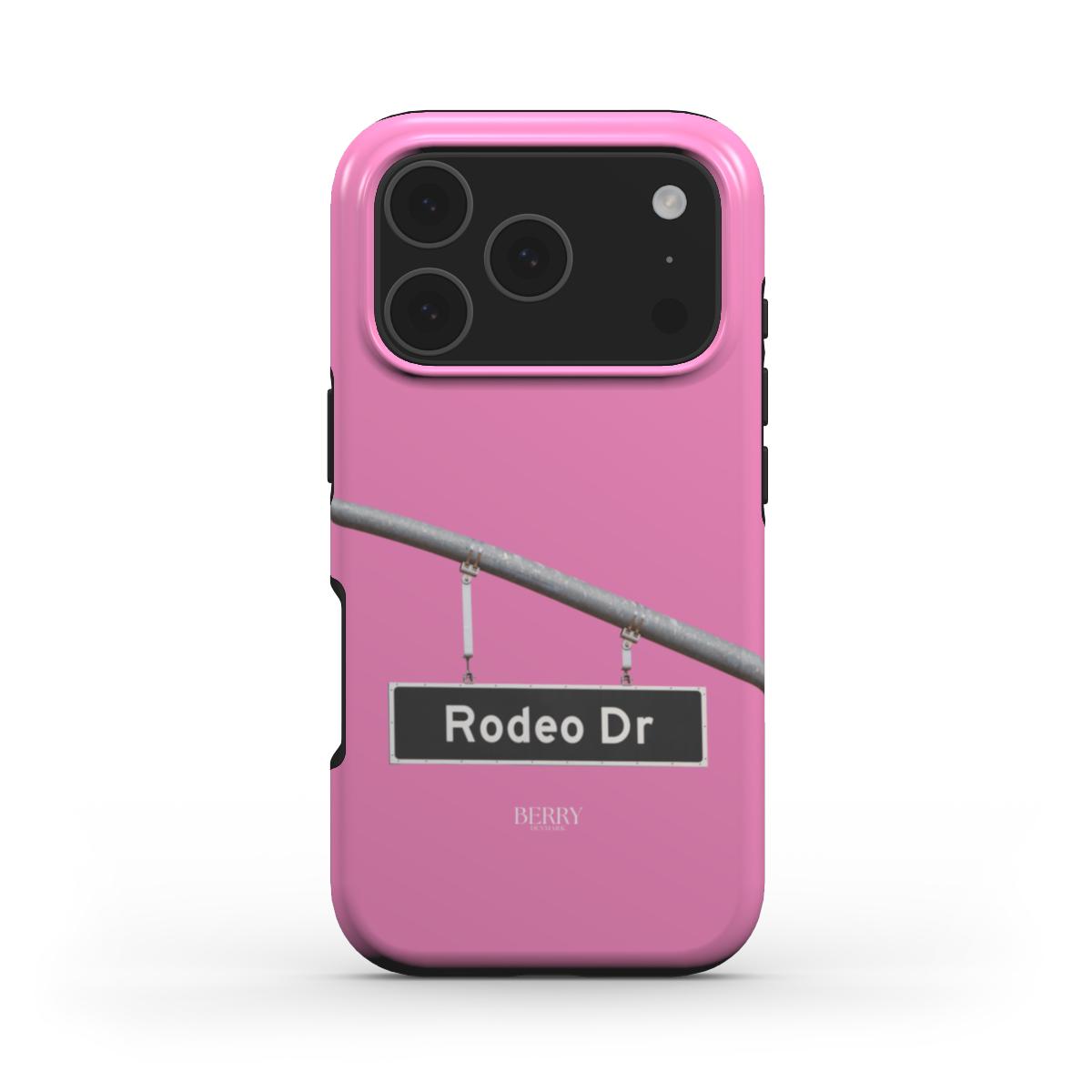 Shopaholic iPhone MagSafe – ピンクの装飾模様のiPhoneケース