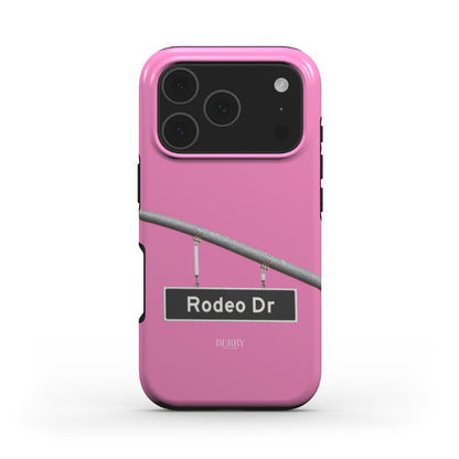 Shopaholic iPhone MagSafe – ピンクの装飾模様のiPhoneケース