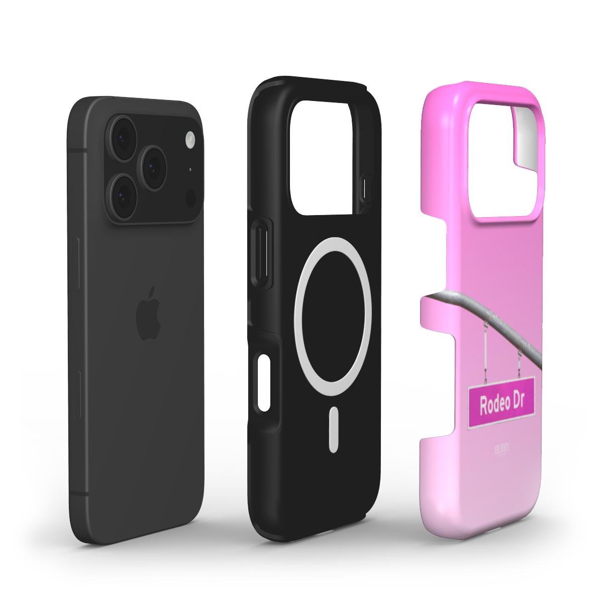 iPhone-skal med dekorativt mönster färg: rosa – Pink Vibes iPhone MagSafe