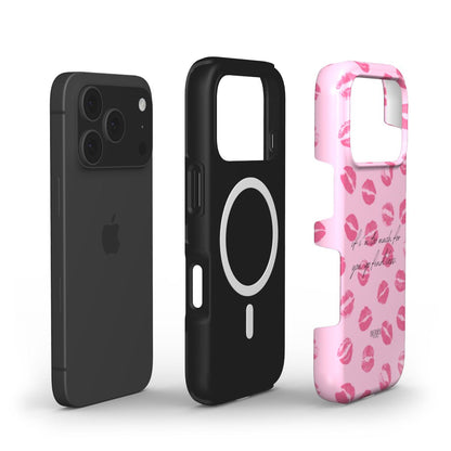 Funda para iPhone con patrón decorativo color: rosa – If I'm too much, find less  iPhone MagSafe