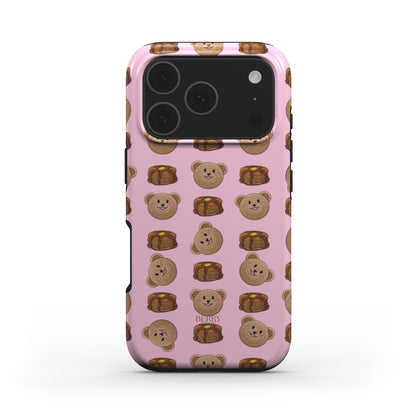 Coque pour iPhone avec design décoratif couleur : rose – Sweet Pancake