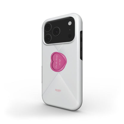 Funda para iPhone con motivo de cerezas color: rosa – The Cherry On Top iPhone MagSafe